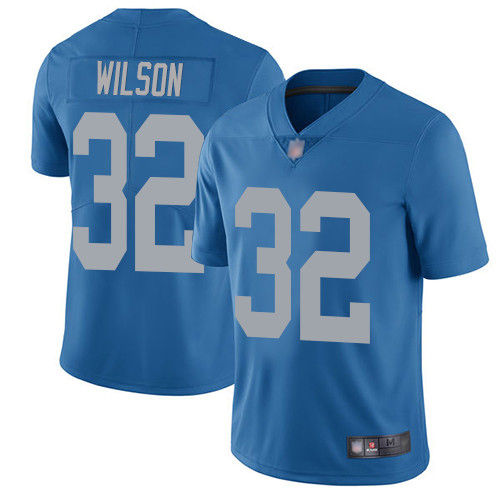Detroit Lions Limited Blue Youth Tavon Wilson Alternate Jersey NFL Football 32 Vapor Untouchable